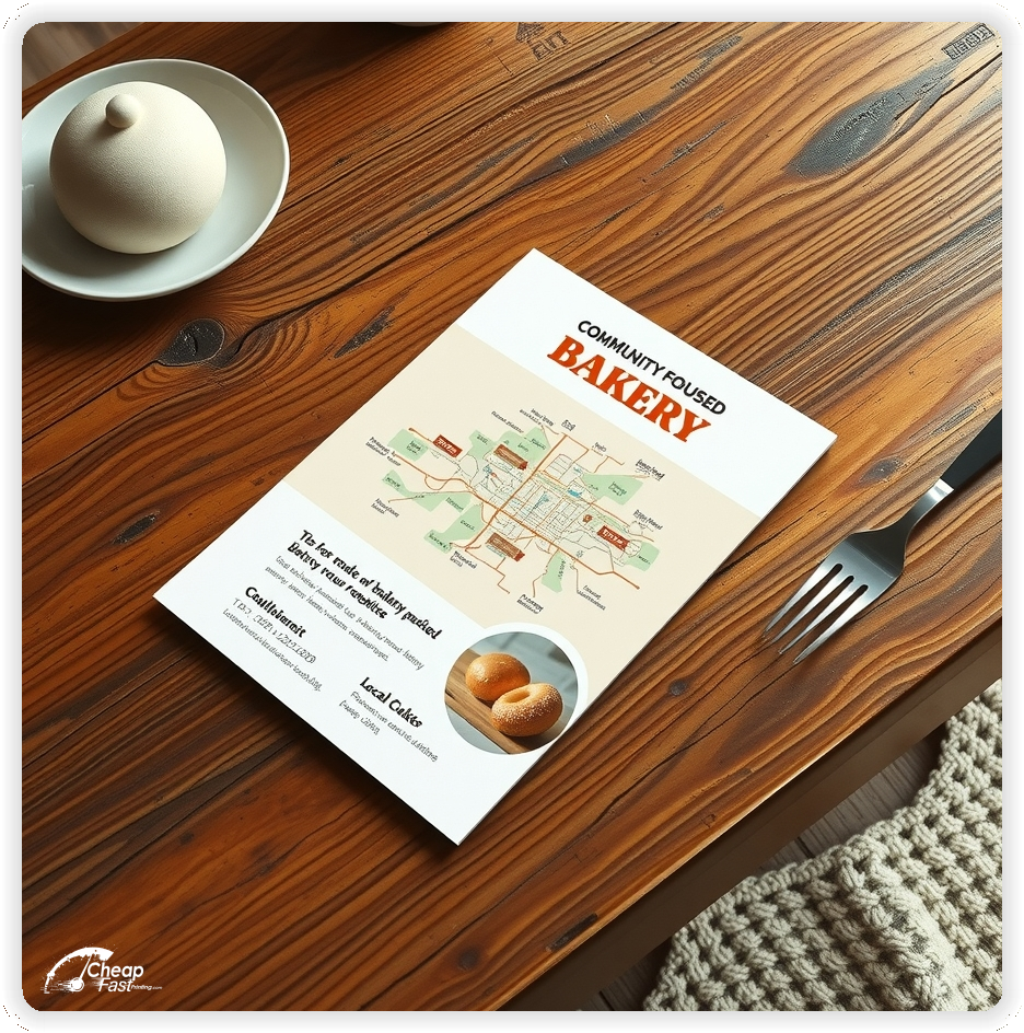 Professional Circular 1, Bakery brochures creative layout
