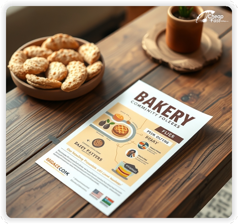 Promo Flyer Sample 1, Bakery handouts marketing piece