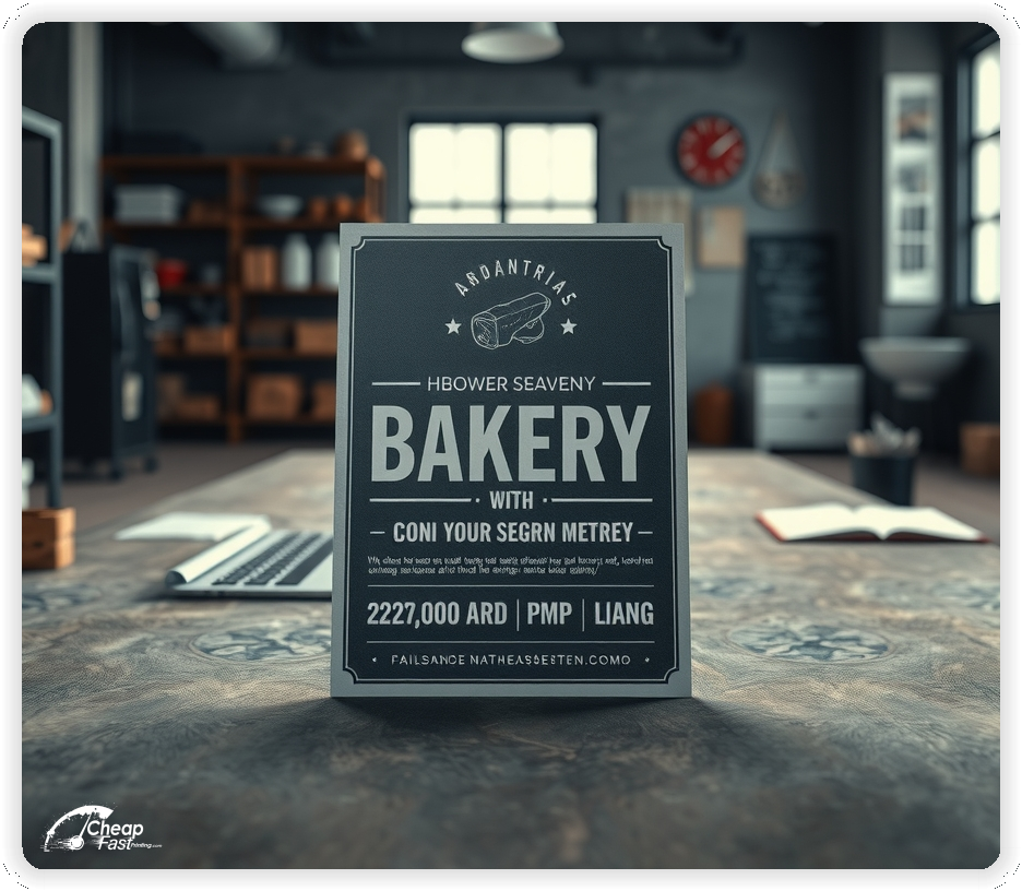 Promo Flyer Sample 2, Bakery leaflets promotion design