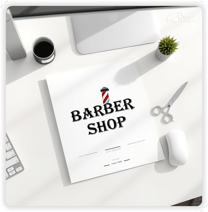 Professional Circular 1, Barber Shop handouts print sample