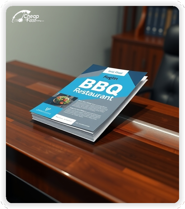 Bbq Restaurant Advertisement Designs, Bbq Restaurant marketing materials print sample