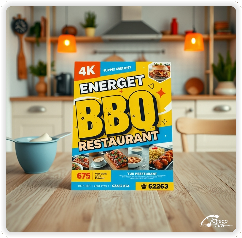 Professional Circular 1, Bbq Restaurant handouts print sample