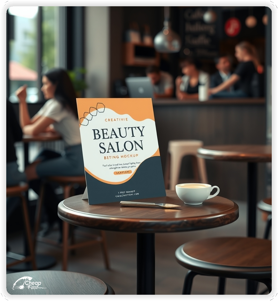 Beauty Salon Advertisement 2025, Beauty Salon marketing materials print sample