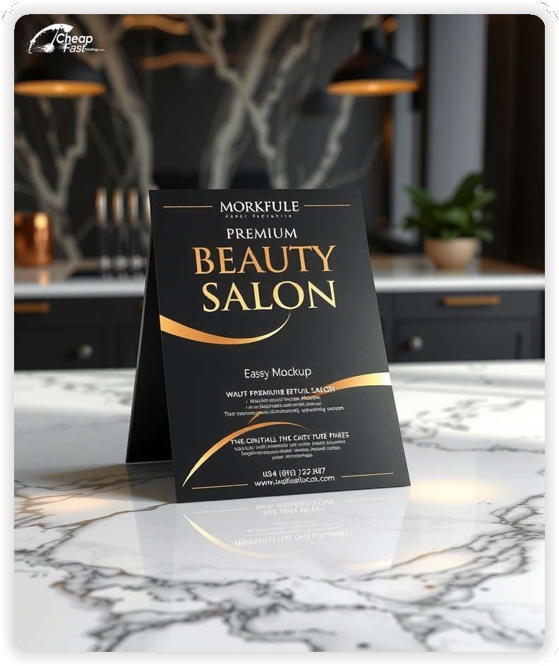 Creative Print Design 1, Beauty Salon promo cards creative layout