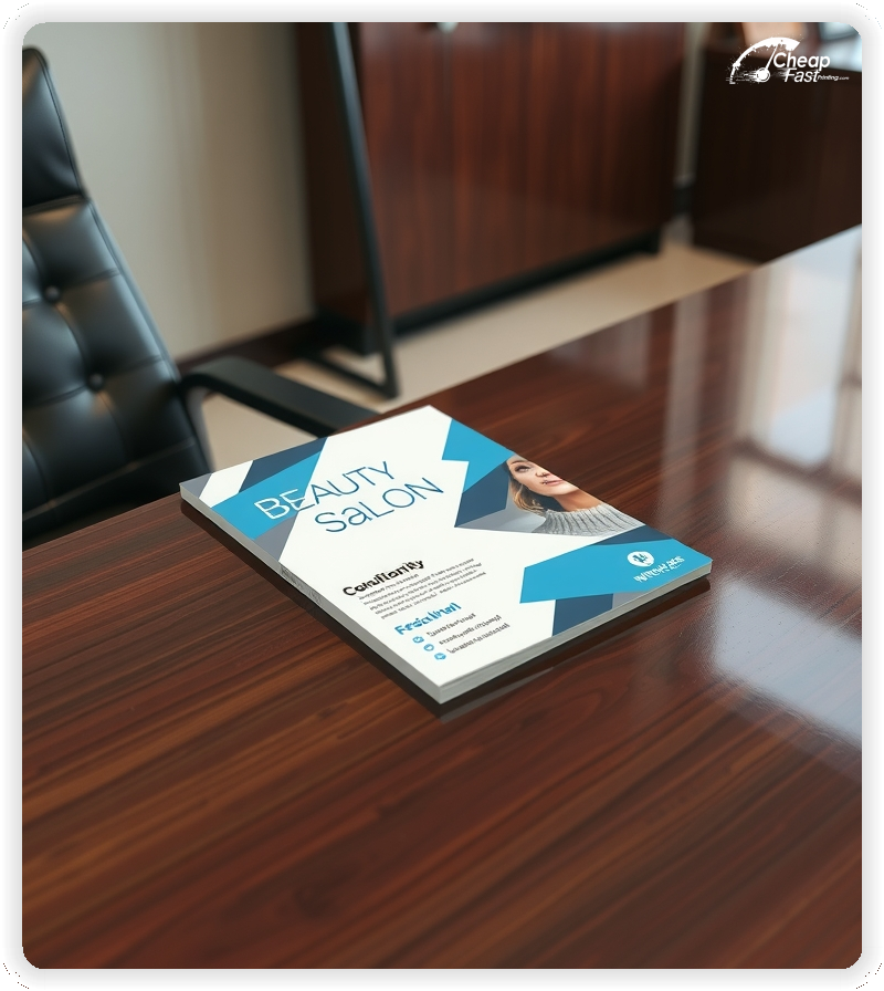 Marketing Handout Design 1, Beauty Salon pamphlets design example