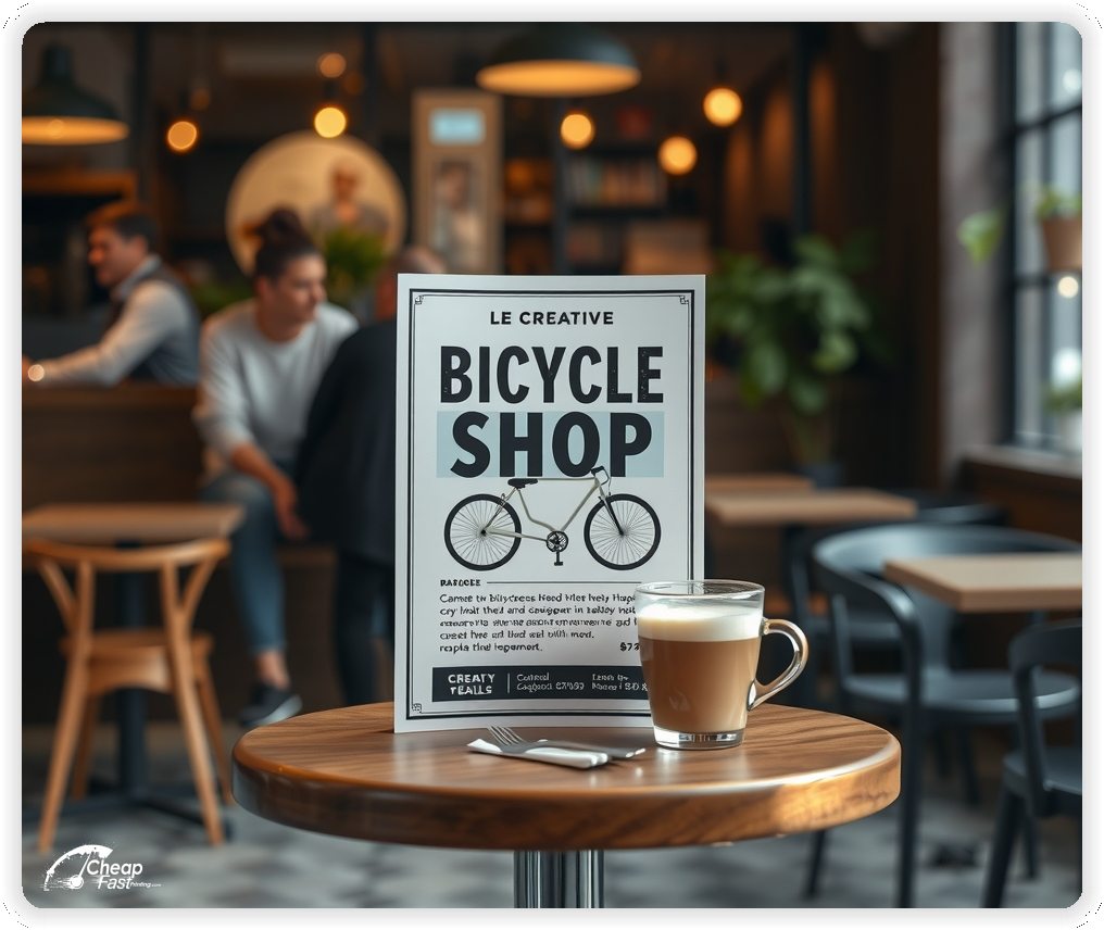 High Quality Leaflet 1, Bicycle Shop circulars promotion design