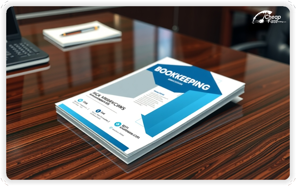 Marketing Handout Design 1, Bookkeeping pamphlets design example