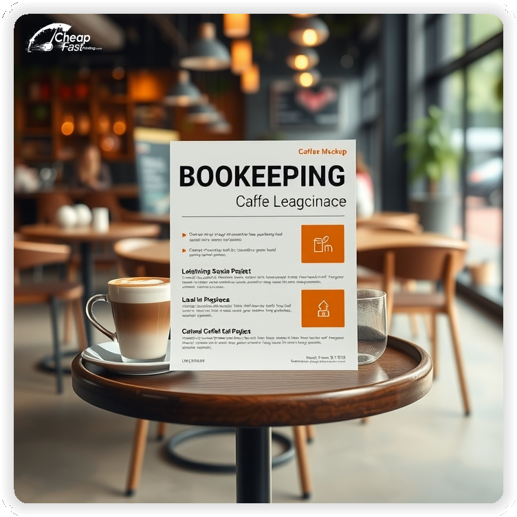 Promo Flyer Sample 1, Bookkeeping leaflets creative layout