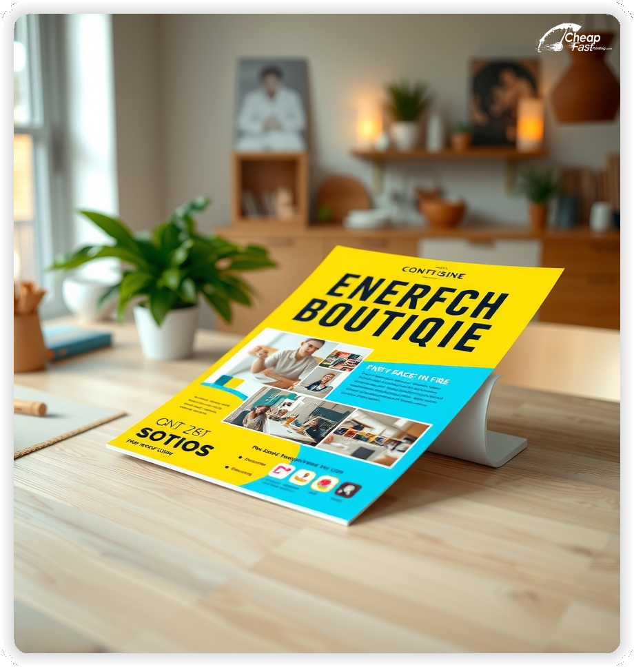 Boutique Advertisement 2025, Boutique marketing materials print sample