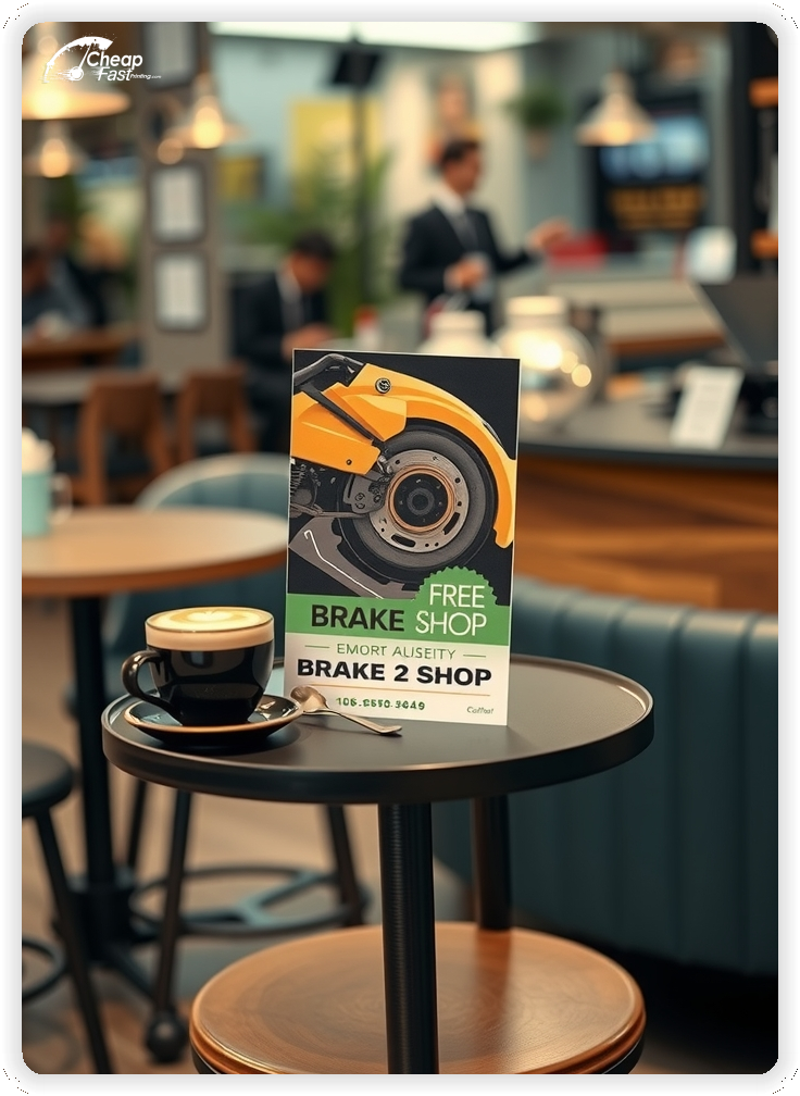 High Quality Leaflet 1, Brake Shop circulars promotion design