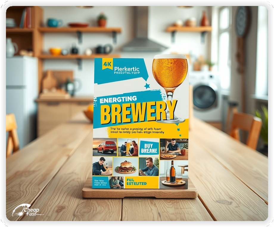 Custom Business Piece 1, Brewery advertisements marketing piece