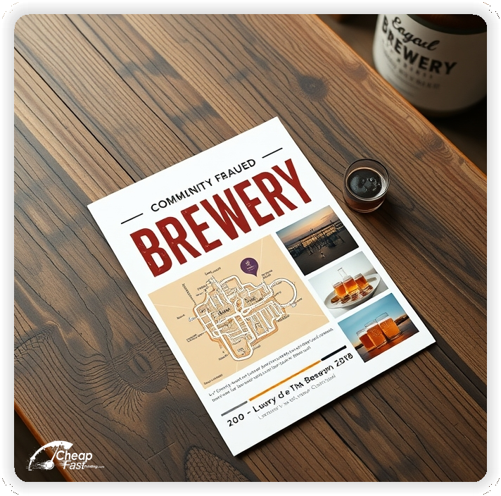 High Quality Leaflet 1, Brewery circulars promotion design