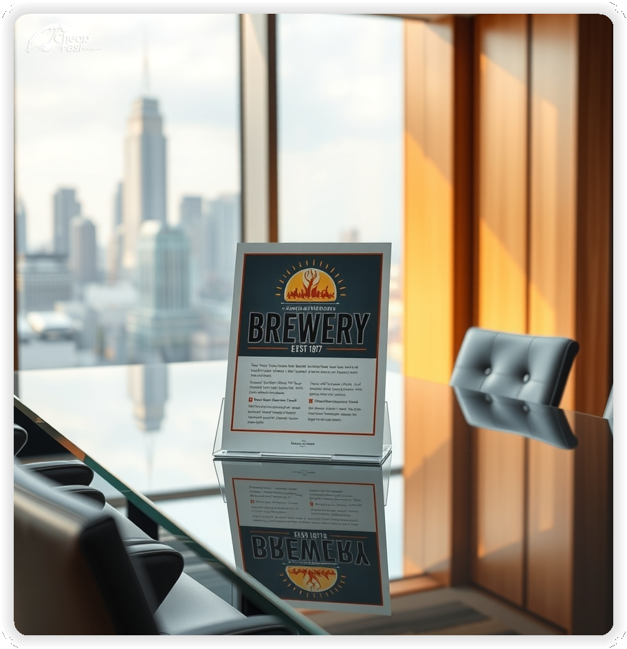 Promo Flyer Sample 1, Brewery leaflets creative layout