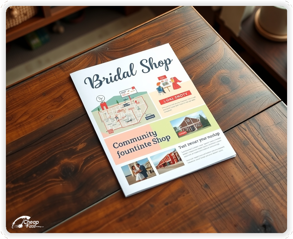 Custom Business Piece 1, Bridal Shop advertisements marketing piece
