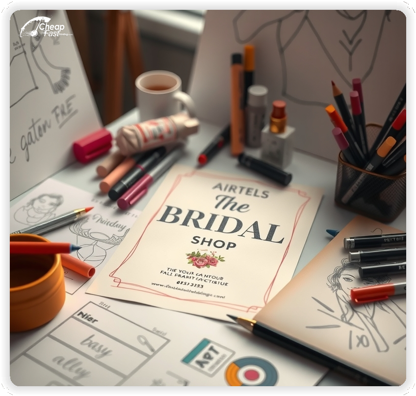 High Quality Leaflet 1, Bridal Shop circulars promotion design