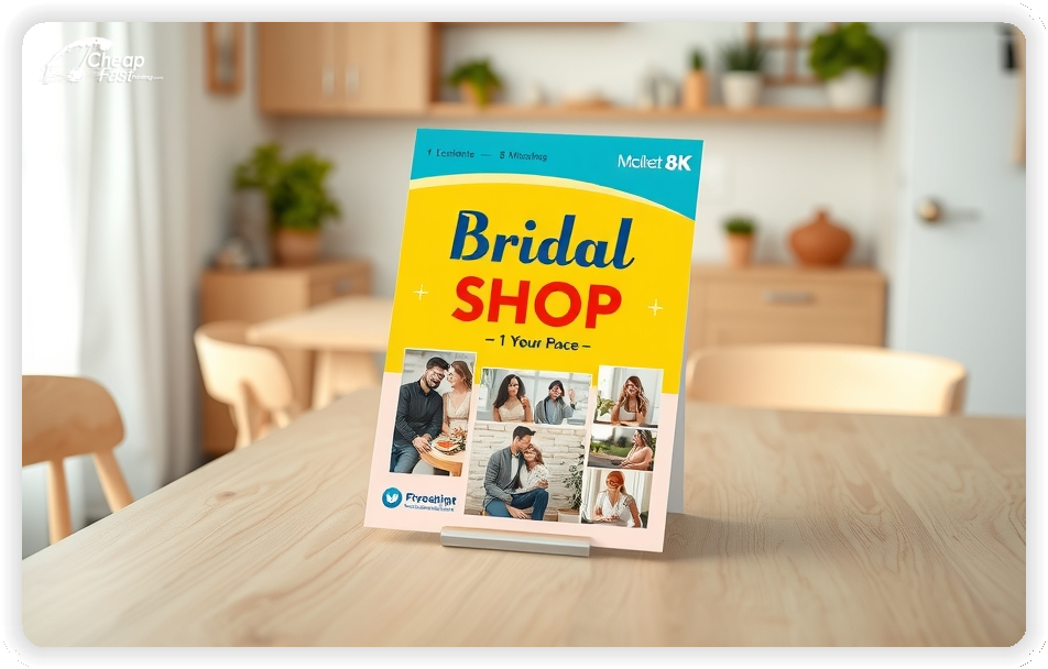 Professional Circular 1, Bridal Shop handouts print sample