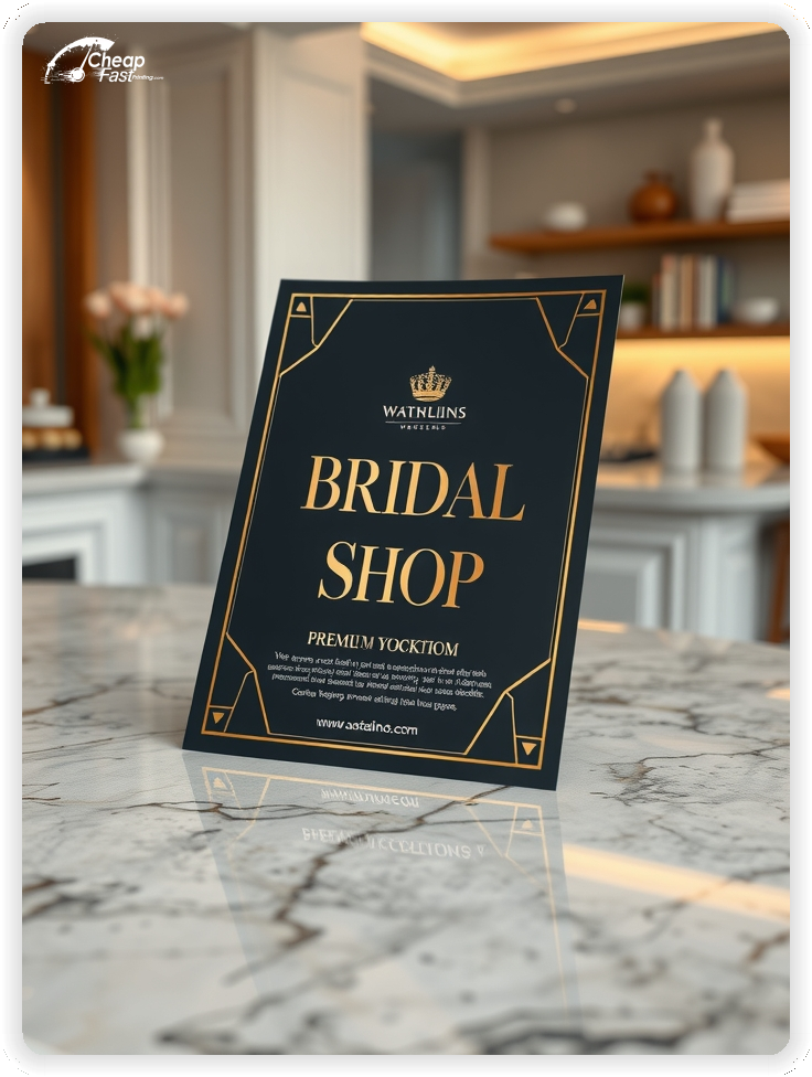 Promo Flyer Sample 1, Bridal Shop leaflets creative layout