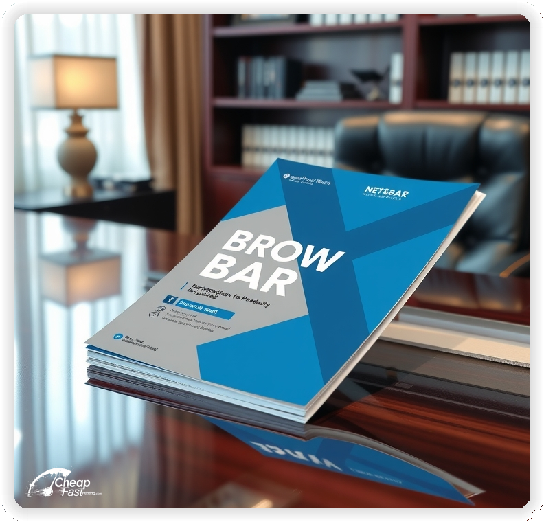 Professional Circular 1, Brow Bar handouts print sample