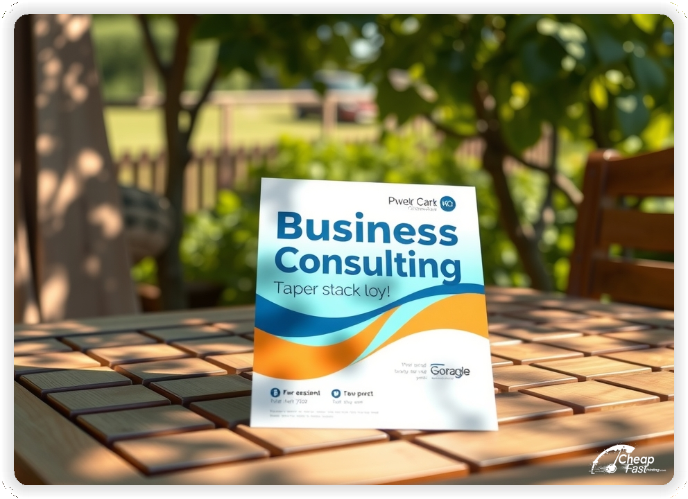 Advertising Brochure 1, Business Consulting leaflets layout example