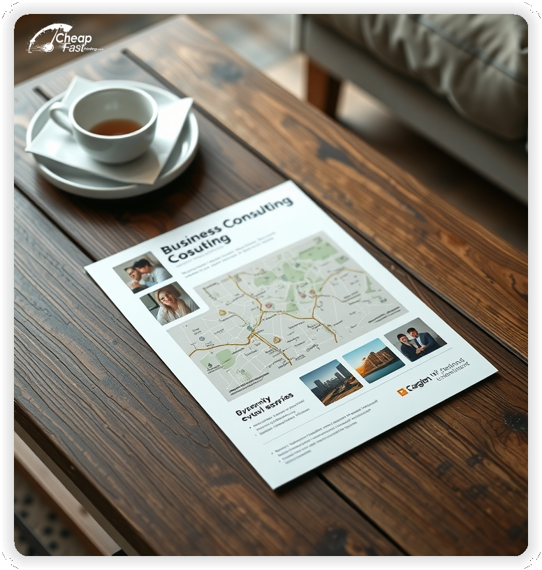 High Quality Leaflet 1, Business Consulting circulars promotion design