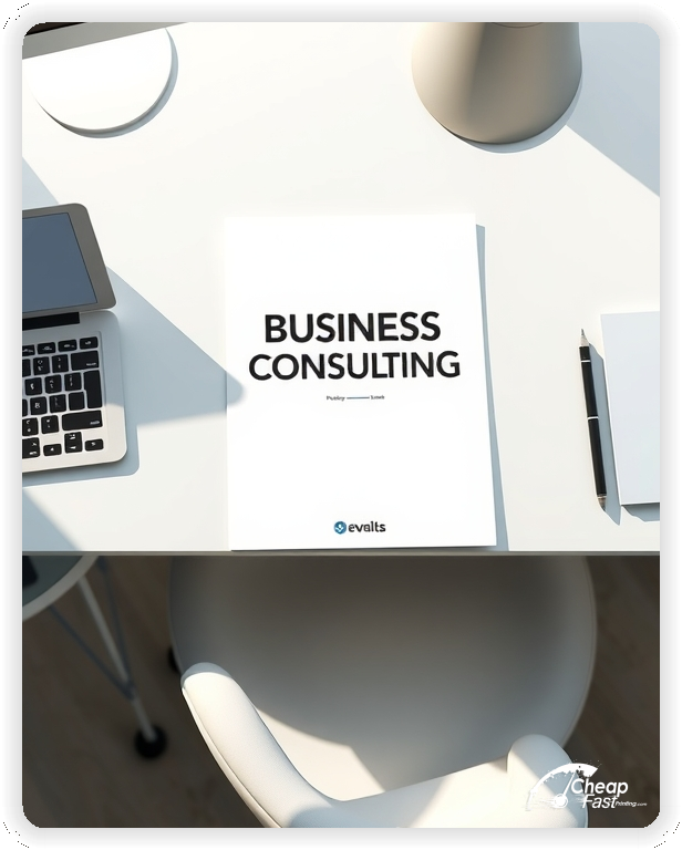 Print Ready Layout 1, Business Consulting brochures layout example