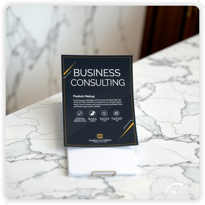 Professional Circular 1, Business Consulting handouts print sample