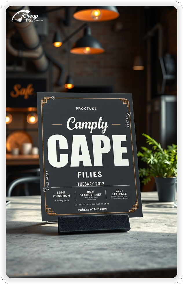 Best Cafe Pamphlet, Cafe marketing materials print sample