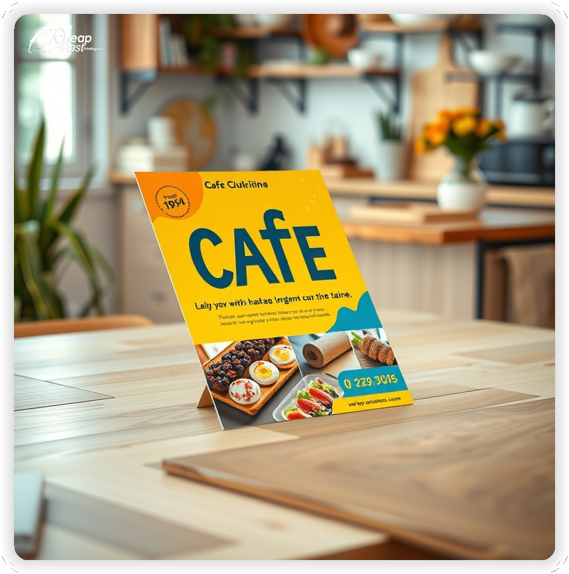 Creative Print Design 1, Cafe promo cards creative layout