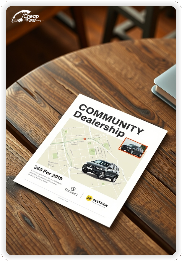 High Quality Leaflet 1, Car Dealership circulars promotion design