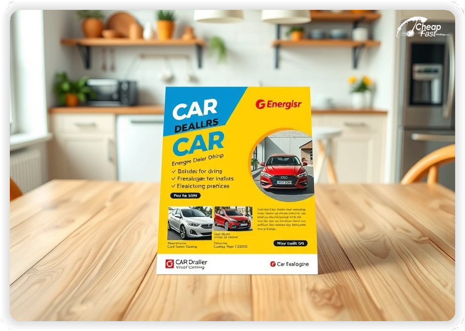 Marketing Handout Design 1, Car Dealership pamphlets design example