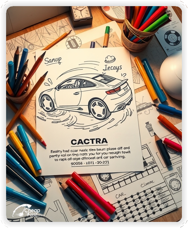 Print Ready Layout 1, Car Wash brochures layout example