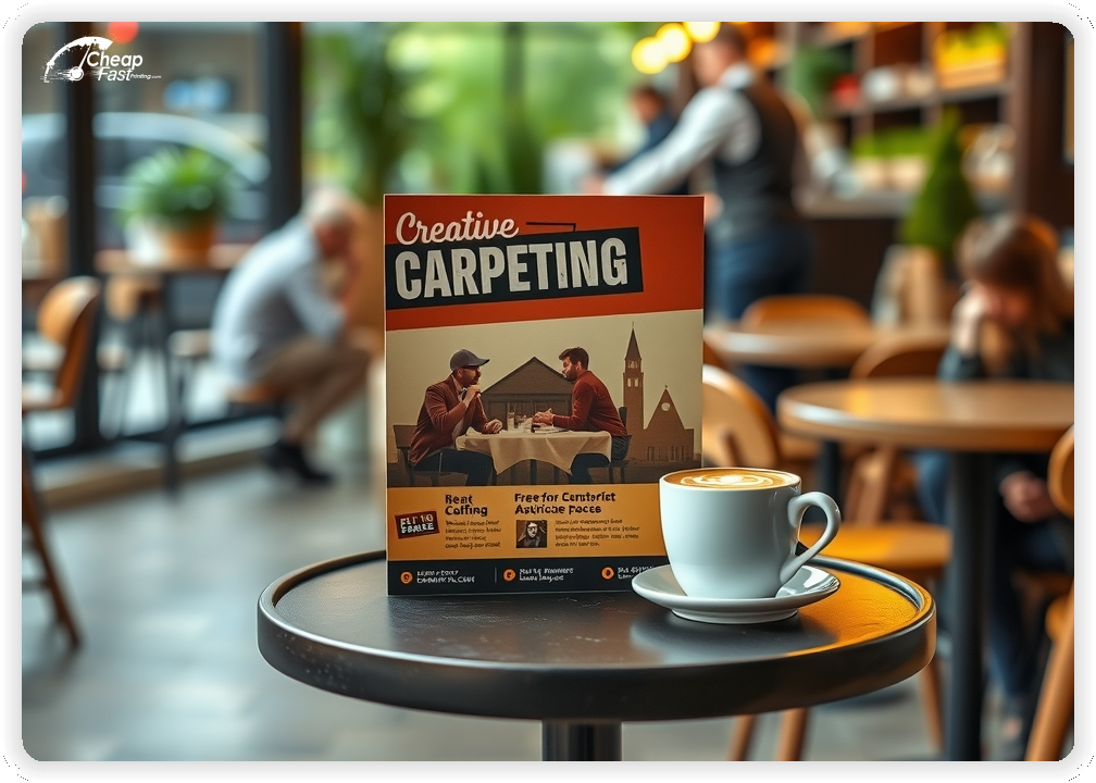 Affordable Carpenter Handout Printing, Carpenter marketing materials print sample