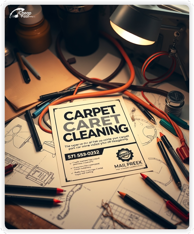 Promotional Material 1, Carpet Cleaning marketing materials marketing piece