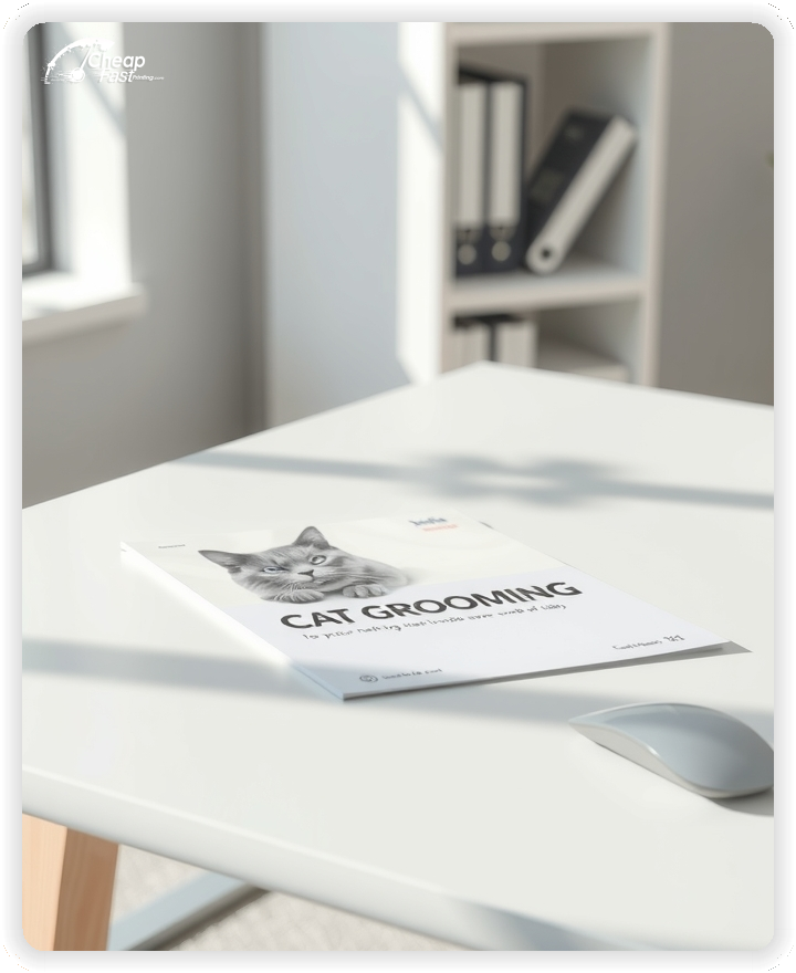 High Quality Leaflet 1, Cat Grooming circulars promotion design