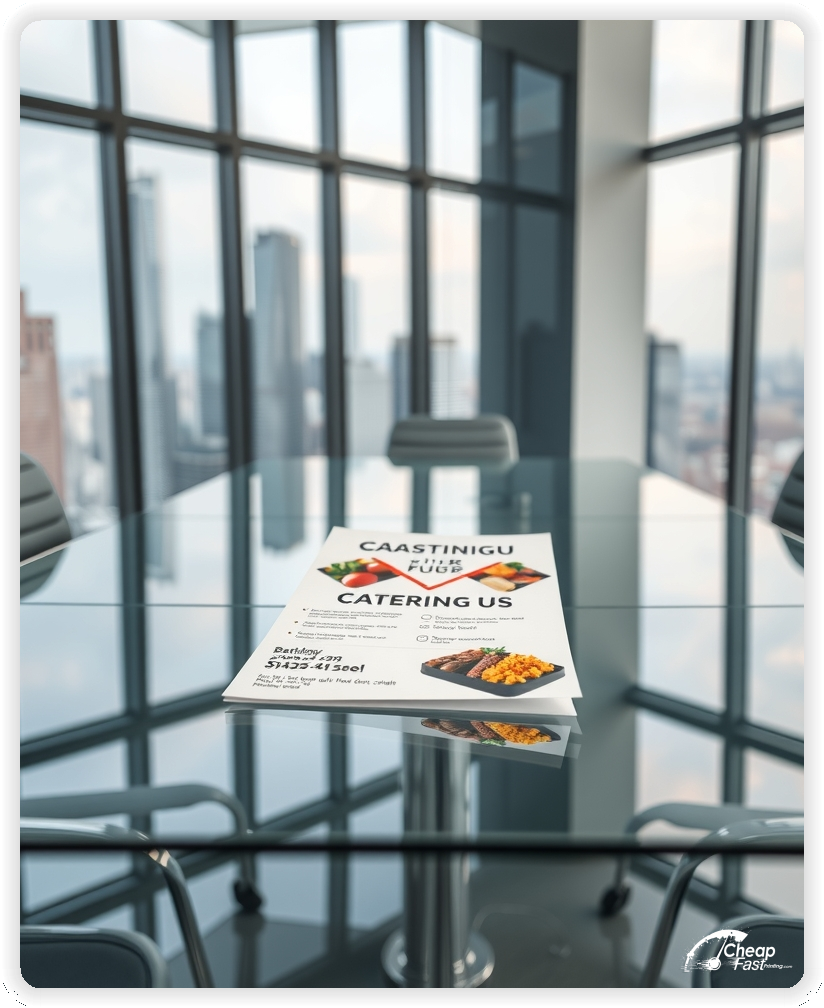 Print Ready Layout 1, Catering brochures layout example