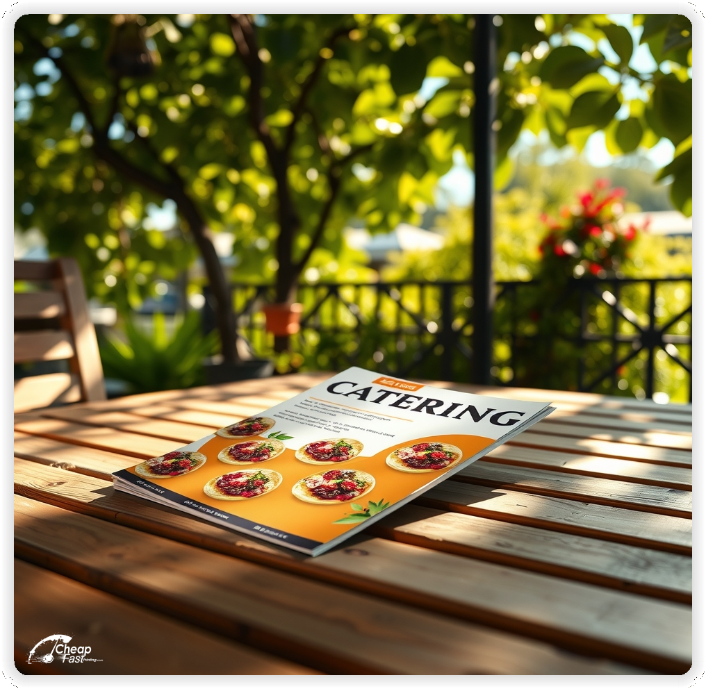 Promotional Material 1, Catering marketing materials marketing piece