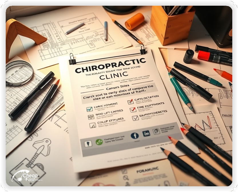 High Quality Leaflet 1, Chiropractic Clinic circulars promotion design