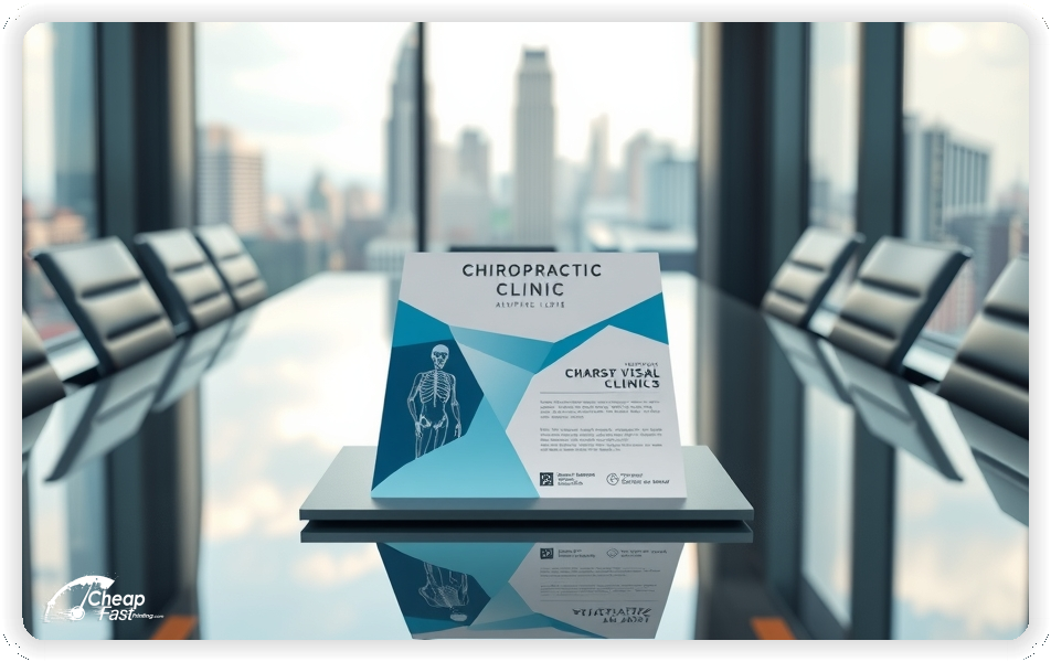 Professional Circular 1, Chiropractic Clinic handouts print sample