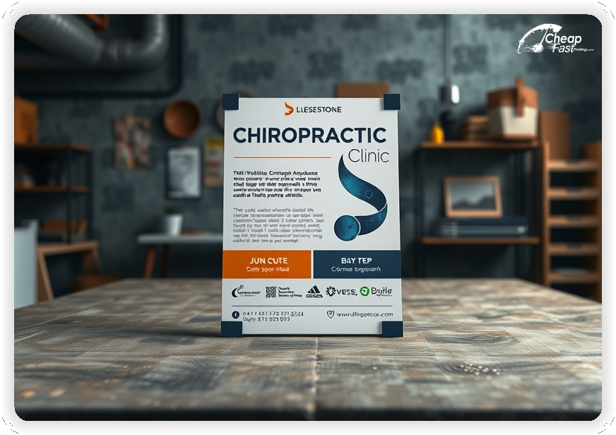 Promo Flyer Sample 1, Chiropractic Clinic leaflets creative layout