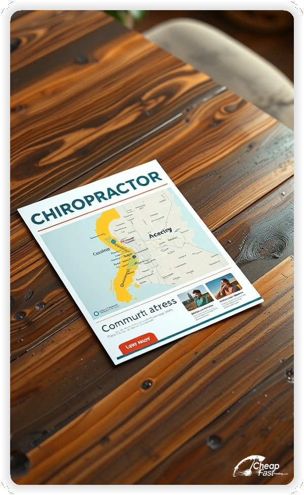 Print Ready Layout 1, Chiropractor brochures layout example