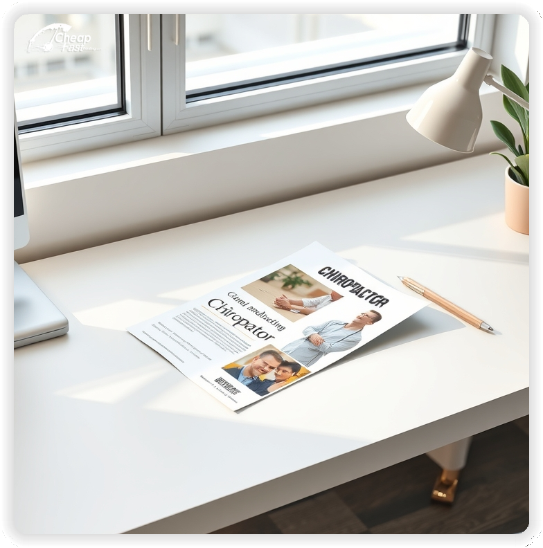 Promo Flyer Sample 1, Chiropractor leaflets creative layout