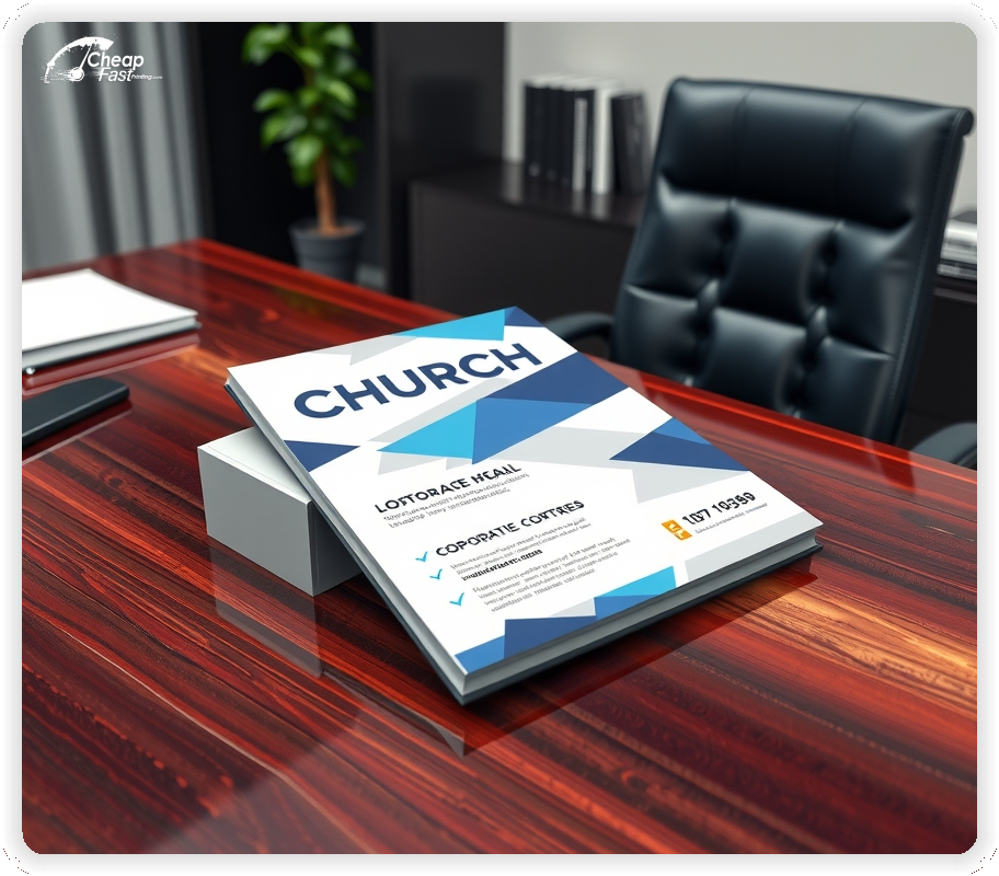 Best Church Pamphlet, Church marketing materials print sample