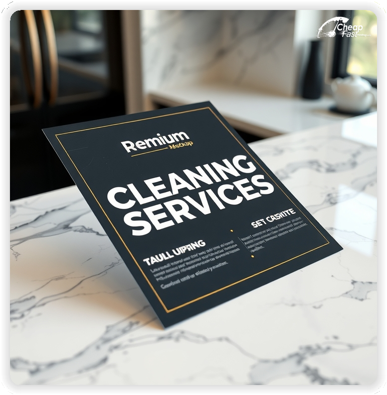 Promotional Material 1, Cleaning Services marketing materials marketing piece