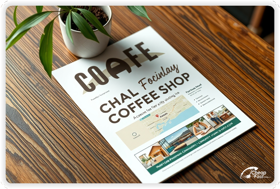 High Quality Leaflet 1, Coffee Shop circulars promotion design