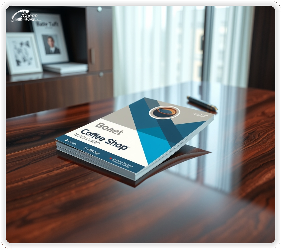 Marketing Handout Design 1, Coffee Shop pamphlets design example