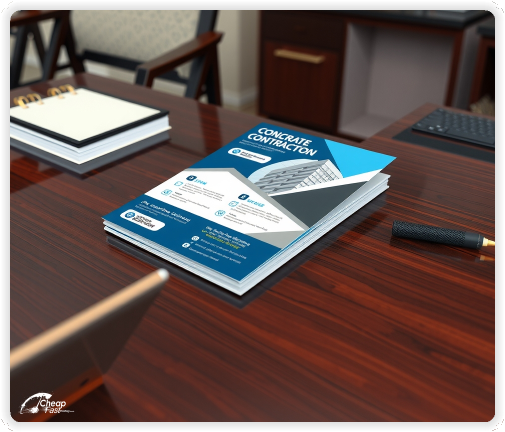 Buy Concrete Contractor Promo, Concrete Contractor marketing materials print sample