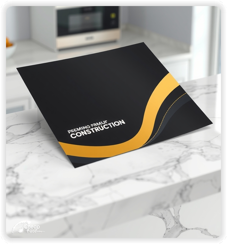 Best Construction Circular, Construction marketing materials print sample