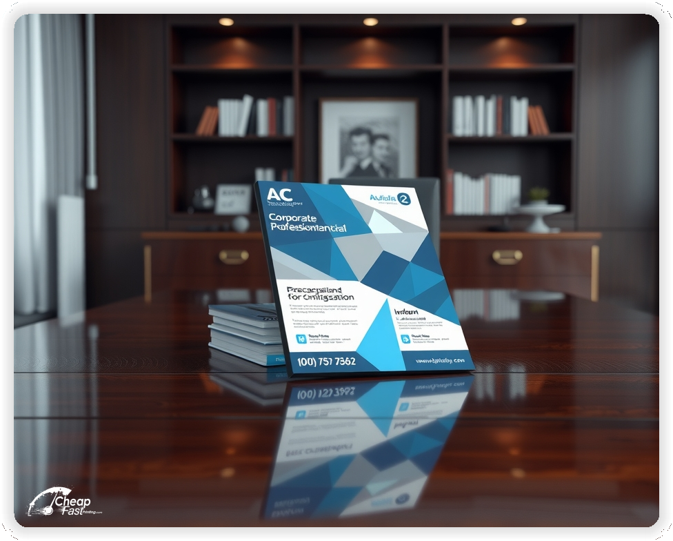 Print Ready Layout 1, Construction brochures layout example