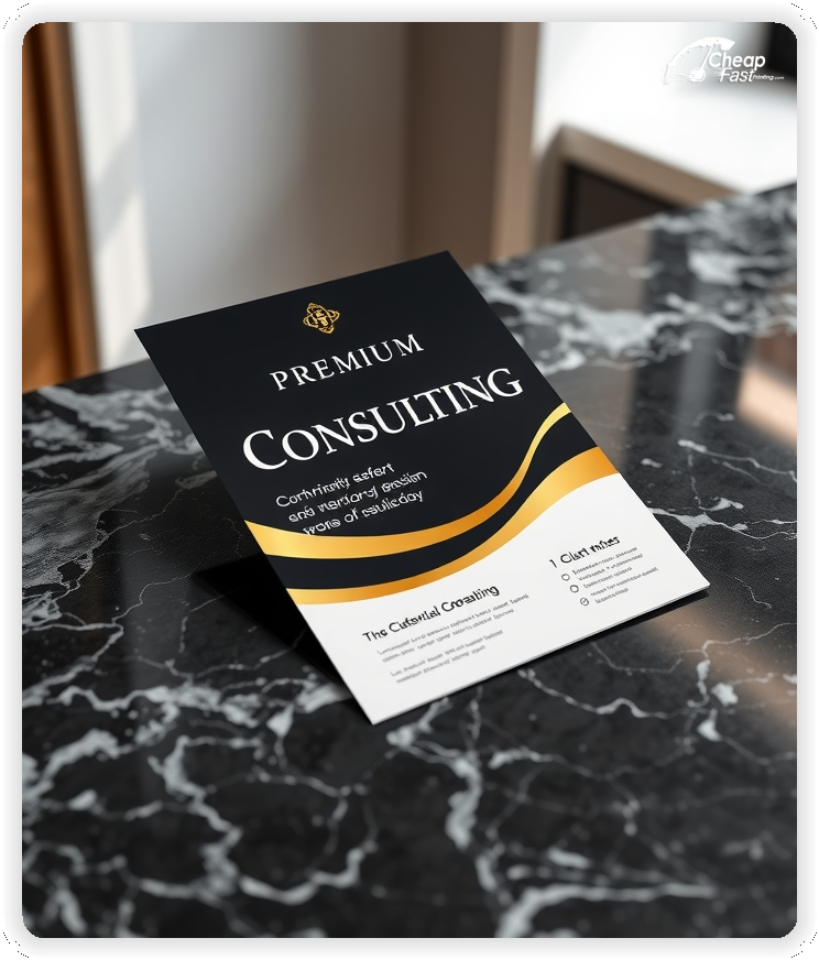 Advertising Brochure 1, Consulting leaflets layout example