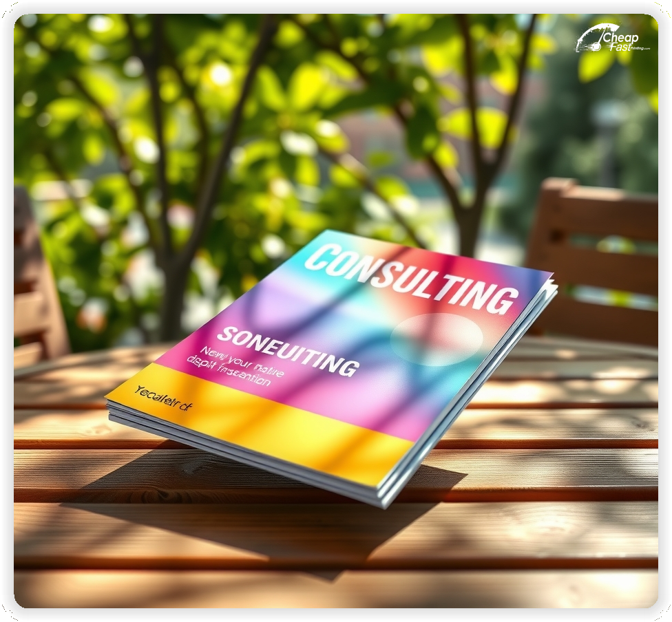 Professional Circular 1, Consulting handouts print sample